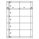 トヨシコー 名刺10面 厚紙プリンター用紙 (両面白紙) (サイズ:A4 数量:名刺 5.000枚分 (A4:500シート) /1ケース)