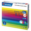 MITSUBISHI 三菱電機 Verbatim DHR85HP5V1 データ用DVD-R DL 8.5GB 2-8倍速 5mmスリムケース入5枚パック