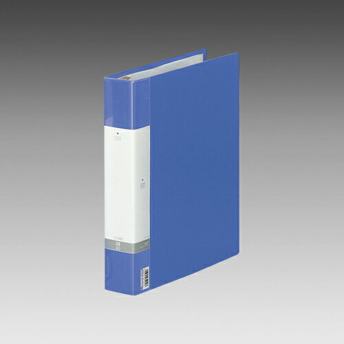 リヒトラブ LIHIT LAB リクエスト クリヤーブック(ポケット交換タイプ) A4縦 30穴 G-3803-8 青