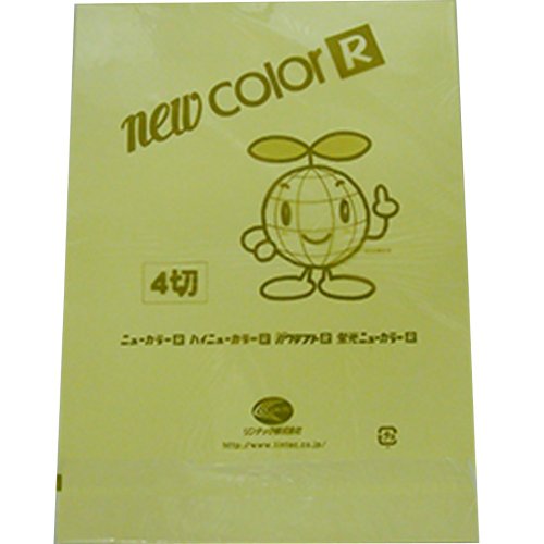 リュウグウ リンテック 色画用紙 4ツ切 100枚 NC101-4 クリーム 281301