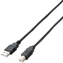 ELECOM エレコム エコUSB2.0ケーブル/A-Bタイプ/エコ/5m/ブラック(U2C-JB50BK)(2)