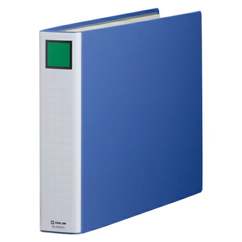 Rakuten - KING JIM キングファイル スーパードッチ A3E(3405EAアオ)「単位:サツ」
