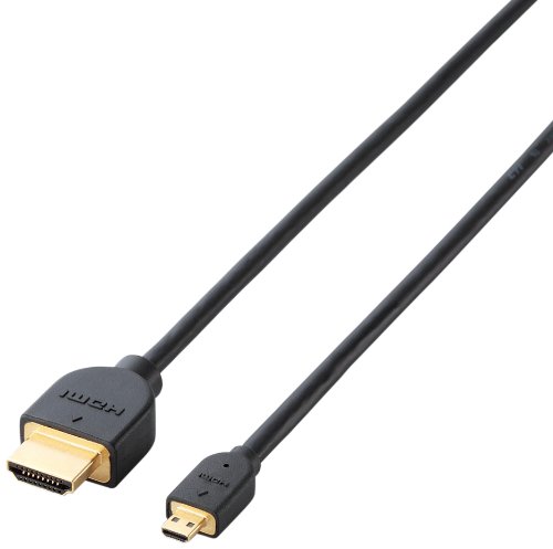ELECOM エレコム イーサネット対応HDMI-Microケーブル(A-D)/1.5m(DH-HD14EU15BK)