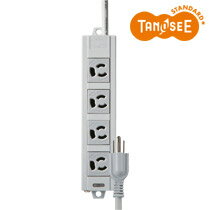 SANWASUPPLY サンワサプライ OAタップ 抜け止め・通電ランプ・マグネット付 3P4個口 3m(TAP-MG341NT-3)