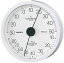 エンペックス気象計 温度湿度計 エクストラ温湿度計 壁掛け用 日本製 ホワイト TM-6201