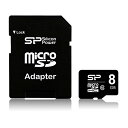 Silicon Power VRp[ microSDHCJ[h 8GB class10 A_v^t ivۏ ubN SP008GBSTH010V10SP