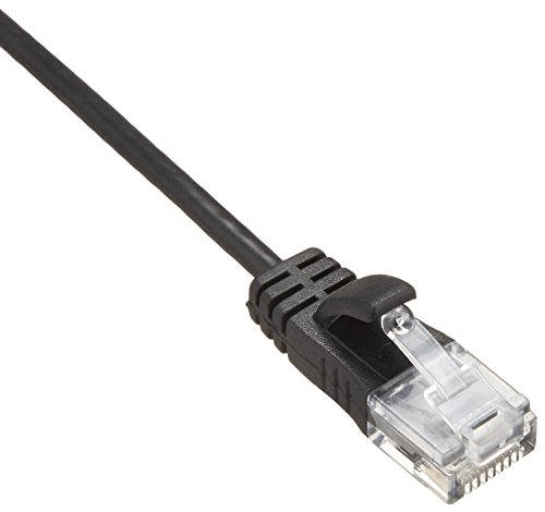 SANWASUPPLY サンワサプライ カテゴリ6準拠極細LANケーブル（ブラック、1m)　KB-SL6-01BK