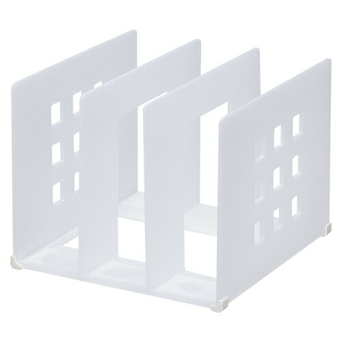 リヒトラブ 仕切りラック L 乳白 (A-7321-1)