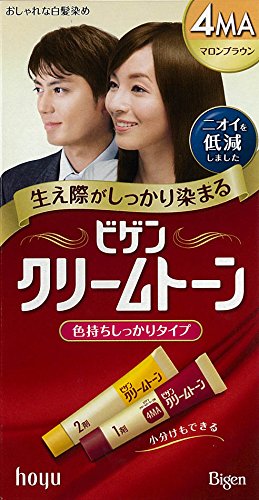 ホーユー クリームトーン 4MA (マロンブラウン) 40g+40g