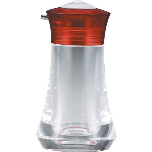 台和 Daiwa プッシュワンしょう油差し M クリアレッド