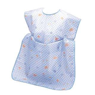 宇都宮製作 お食事エプロン2WAY 2067−005ブルー【REP022】