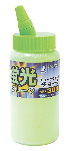Rakuten - シンワ測定　チョーク　蛍光グリーン　300g　チョークライン用　78030