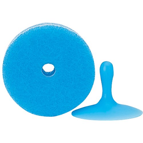 マーナ(MARNA) POCO(ポコ)キッチンスポンジ ブルー 吸盤付き K096B