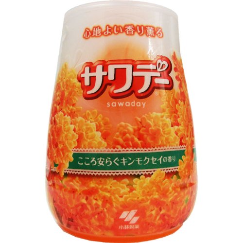 小林製薬 サワデー 消臭芳香剤 トイレ用 本体 こころ安らぐキンモクセイの香り 140g