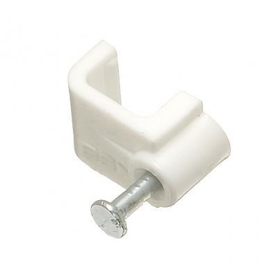 YAZAWA ヤザワ 固定クギ付ケーブルステップル 幅8mm/25mm (FST9)