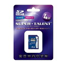 SUPER TALENT スーパータレント SDHCメモリーカード 4GB Class10 ST04SDC10(2)