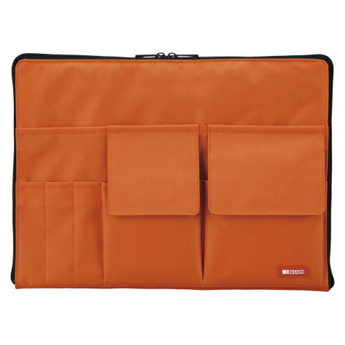 リヒトラブ バッグインバッグ A4 橙 (A-7554-4)