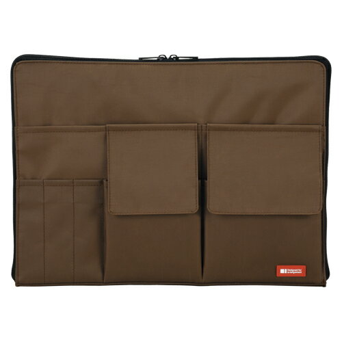 リヒトラブ バッグインバッグ A4 茶 (A-7554-9)