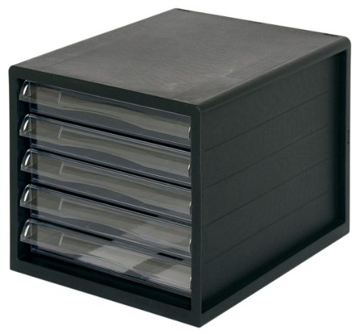 ナカバヤシ レターケース5段 A4E-05B A4E-05B