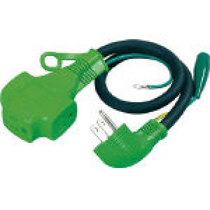 日動工業 ※日動 ショートタップ Lヘナトリプルポッキン 100V アース付 50cm PPTL0.5E 5026 3686574