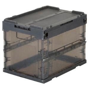 TRUSCO トラスコ中山 ※TRUSCO スケルコンオリコン20L (蓋付) 黒 TRSC20 8000BK 3746232