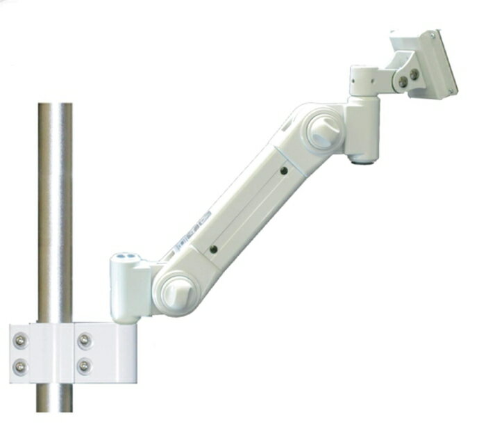 ライブクリエータ ARM2-20P40 液晶モニター用スタンダードアーム アイボリー/ポール取付40φ/低荷重 VESA75・100対応