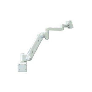 ライブクリエータ ARM2-10AC 液晶モニター用スイングアーム付スタンダードアーム アイボリー/クランプ/..