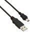 ELECOM 쥳 EU RoHSUSB֥ A:miniB/2.0m(֥å)(USB-ECOM520)