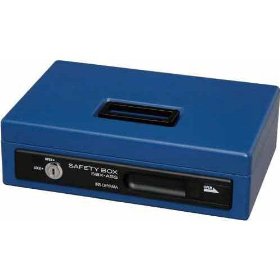 IRISOHYAMA アイリスオーヤマ 手提げ金庫A5スリム SBX-A5S ブルー 558227／ ...