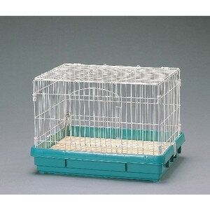IRISOHYAMA アイリスオーヤマ ラビットケージ パステルグリーン 612×452×425mm UK-650 1個