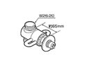 PANASONIC パナソニック 食器洗い乾燥機用分岐栓 (CB-F6)