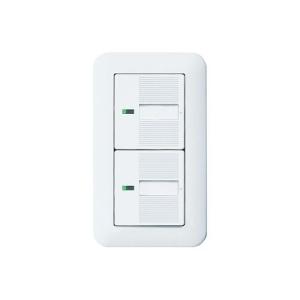 PANASONIC パナソニック コスモワイド21埋込パイロット・ほたるダブルスイッチB (WTP50412WP)