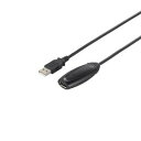 BUFFALO バッファロー USB2.0リピーターケーブル (A to A) 5m ブラック (BSUAAR250BK)(2)