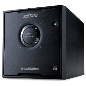 Lan Connector （Nas） - BUFFALO バッファロー ドライブステーション RAID 5機能 USB3.0用 外付けハードディスク 4ドライブ 16TB(HD-QL16TU3/R5J)