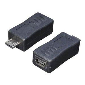 変換名人USB mini5pin→microUSB I型USBM5-MCI(USBM5-MCI)