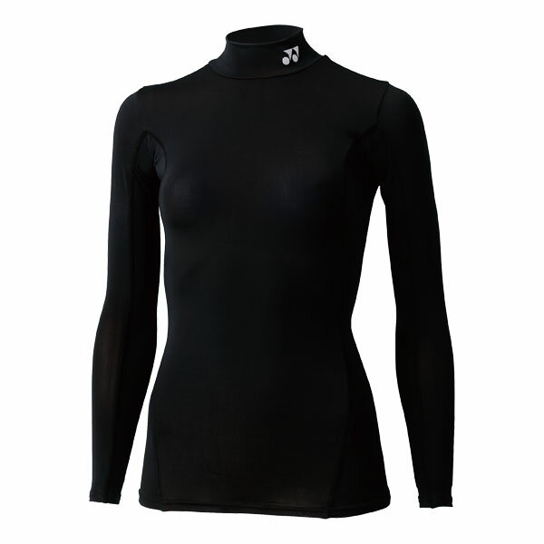 YONEX ヨネックス ヨネックス　レディースハイネックナガソデシャツ　品番：STBF1504　カラー：ブラック（007）　サイズ：S