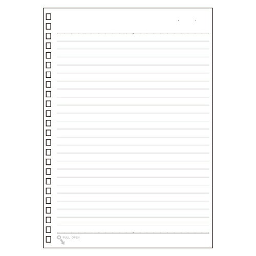 リヒトラブ ノート専用リーフ A5 横罫 A罫(N-1650A)