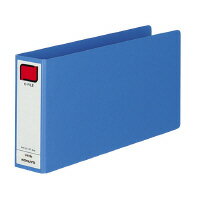 コクヨ 統一伝票用Kファイル 色厚板紙 片開き B4・1/3ヨコ 2穴 青(フ-819B)