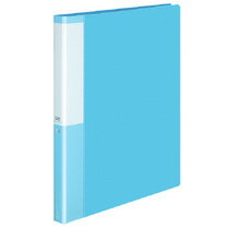 KOKUYO コクヨ クリヤーブック＜POSITY＞替紙式 A4タテ 30穴 15ポケット 60枚収容 ライトブルー(P3ラ-L720NLB)(3.0)