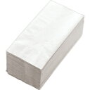 【在庫限即納】ノーブランド カラーナプキン 2PLY 八折 白無地 50枚入(2PLM-50)