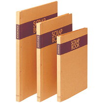 ライオン事務器 スクラップブック A4タテ クラフト台紙28枚付 No.550(No.550)