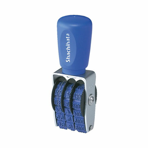 シャチハタ 回転印エルゴグリップ本西暦日付4号明朝体 (NFH-4M)