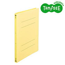オリジナル TANOSEE フラットファイル(PP) A4タテ 150枚収容 イエロー 5冊(OPF-A4S-Y)
