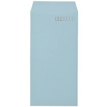 キングコーポレーション ソフトカラー封筒 80g 長3 ブルー 100枚入(N3S80B)