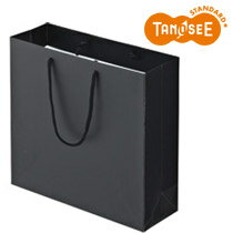 大塚商会 TANOSEE マットコート手提袋 M ブラック 10枚入(ORMB-M-BK)