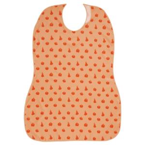 フットマーク 洗濯耐久性に優れた食事用エプロン (オレンジ)403720-048-2908-01