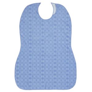 フットマーク 長持ちする大きなお食事エプロン / 403720 ブルー・チェック