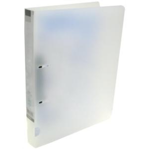 ライオン事務器 ライオン PPリングファイル A4縦 2穴 透明