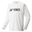 YONEX ヨネックス ヨネックス　ユニ　ロングスリーブTシャツ　品番：16158　カラー：ホワイト（011）　サイズ：M