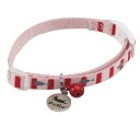 ヤマヒサ ペティオ CAT COLLARフィッシュボーダーカラー ピンク